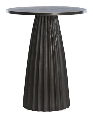 Light&living Bijzettafel Ø45x56 cm VEGLIA mat donker bruin