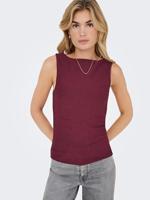 Only Onlea Glitter S/l 2-ways Top Jrs Noos Tops En Singlets Chocolate Truffle - thumbnail