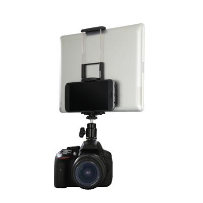 Hama Smartphone-/tablethouder Voor Flitsschoen En ¼ Op DSLR Met Wifi - thumbnail