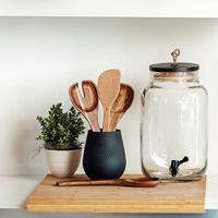 Villeroy & Boch Manufacture Collier Noir Vaas Carre S 14 cm - thumbnail