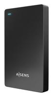Behuizing voor Harde Schijf Aisens ASE-2542B Zwart 2,5" - thumbnail