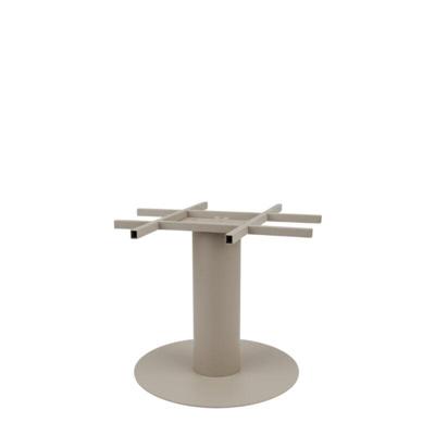 LABEL51 Eetkamertafel Extra Stable - Taupe - Metaal - 75x75x72 cm