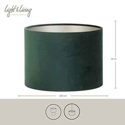 Lampenkap Velours 30-30-21 groen