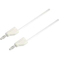 VOLTCRAFT MSB-300 Meetsnoer Banaanstekker 4 mm Silicone 2.00 m Wit 1 stuk(s) - thumbnail