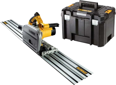 DeWALT DWS520KT Invalzaag + DWS5022 Geleiderail 1500mm