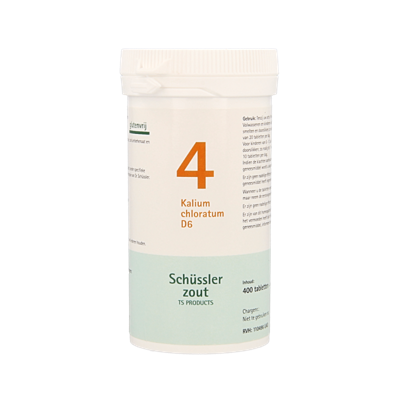 Pflüger Kalium chloratum 4 D6 Schussler 400 Tabletten