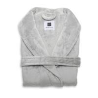 Zo Home Flanel Fleece Badjas Cara - pearl grey - XL - thumbnail