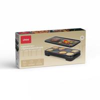 2-in-1 crêpemaker en bakplaat - LIVOO - DOC349N - 1500 W - Maakt 8 mini-crêpes (11,5 cm diameter) - PFAS-vrij - Zwart - thumbnail