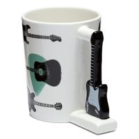 Headstock Gitaar - Gevormd Handvat Keramiek Mok - thumbnail