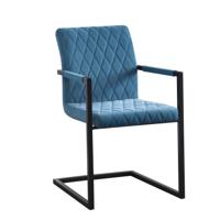 Stoel Linda Blauw - Set van 4 - thumbnail