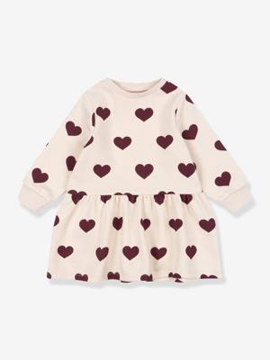 Uitlopende sweaterjurk wit