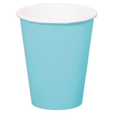 Bekers baby blauw - 8 stuks