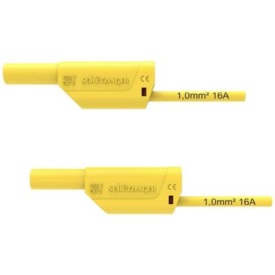 Schützinger Veiligheidsmeetsnoer 150 cm Geel 1 stuk(s)