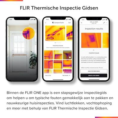 FLIR One FP3IC warmtebeeldcamera Noise equivalent temperature difference (NETD) Zwart 160 x 120 Pixels