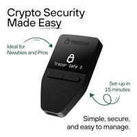 Trezor Safe 3 Hardware wallet SLATS3SS0B1100 USB-C - thumbnail