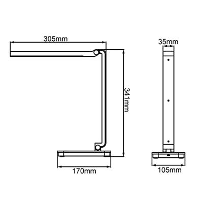 Brilliant Tori G99027/06 LED-bureaulamp 5 W Zwart Brilliant Tori G99027/06 LED-bureaulamp 5 W Zwart