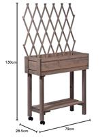 dobar Moestuinbak met rek (Grijs) - thumbnail