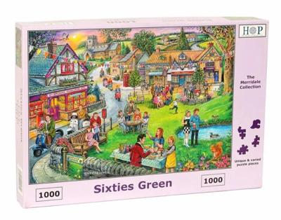 Sixties Green Puzzel 1000 stukjes Sixties Green Puzzel 1000 stukjes
