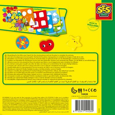 SES my first - vormen plakken