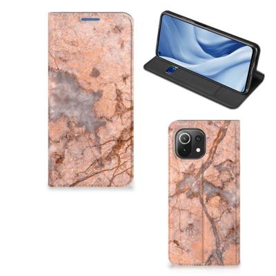Xiaomi 11 Lite NE 5G | Mi 11 Lite | Standcase | Marmer Oranje