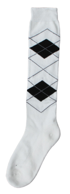 Kniekous RE b.wit/zwart 43-46