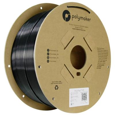 Polymaker PC02009 Filament PC (polycarbonaat) Slagvast, Hittebestendig 2.85 mm 3000 g Zwart PolyMax™ 1 stuk(s)