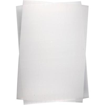 Creativ Company Vellen krimpfolie, vel 20x30 cm, dikte 0,3 mm, transparant glans, 100 vel/ 1 doos
