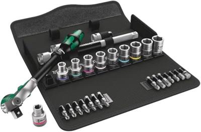 Wera 8100 SC 9 Zyklop 05004079001 Dopsleutelset Inch 1/2 28-delig