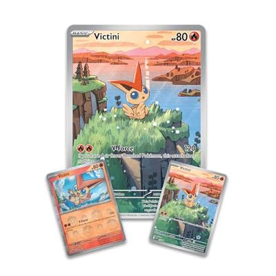 Pokemon TCG Scarlet & Violet - Black Bolt & White Flare Illustration Collection - Victini