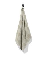 HEMA Keukendoek 50x50cm katoen schelpen (groen) - thumbnail