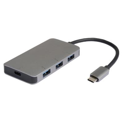 ROLINE USB 3.2 Gen 1 Hub, 3-voudig, Type C aansluitkabel (PD+Data)