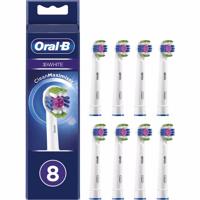 Oral-B 3D White Opzetborstel Met CleanMaximiser-technologie, Verpakking Van 8Stuks - thumbnail