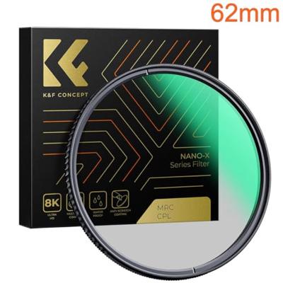 K&F Filtre NANO X CPL 28 Couches series 62mm