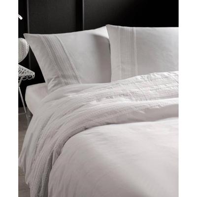 Papillon Deluxe Madrid Dekbedovertrek Wit-1-persoons (140 x 200/220 cm)