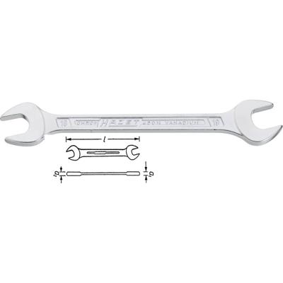 HAZET Dubbele steeksleutel 450N-10X13 · Buiten-zeskant-profiel · SW 10 x 13 mm HAZET Dubbele steeksleutel 450N-10X13 · Buiten-zeskant-profiel · SW 10 x 13 mm