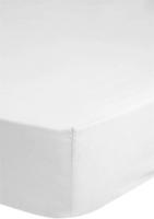 HIP Hoeslaken, Wit - (100x200 cm) - Katoen Satijn - thumbnail