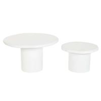 Set van 2 tafels Home ESPRIT 75 x 75 x 35 cm - thumbnail