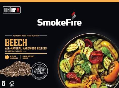 Weber SmokeFire Natuurlijke hardhout pellets - Beech brandstof Weber SmokeFire Natuurlijke hardhout pellets - Beech brandstof