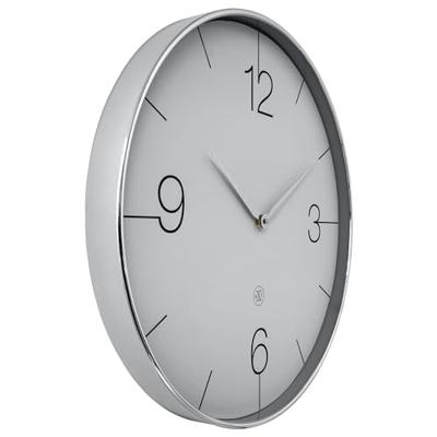 NeXtime - Wandklok 51cm-Stil-Chroom|Groen-Plastic-nXt 'Finesse Large' NeXtime - Wandklok 51cm-Stil-Chroom|Groen-Plastic-nXt 'Finesse Large'