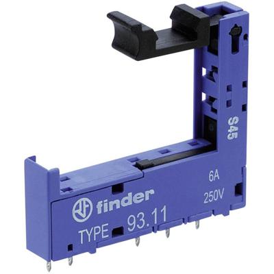 Finder 93.11 Relaissocket Met houderbeugel Geschikt voor serie: Finder serie 34 Finder 34.51, Finder 34.81 (l x b x h) 33 x 6.2 x 28.35 mm Tray 1 stuk(s) Finder 93.11 Relaissocket Met houderbeugel Geschikt voor serie: Finder serie 34 Finder 34.51, Finder 34.81 (l x b x h) 33 x 6.2 x 28.35 mm Tray 1 stuk(s)