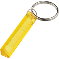 Rubytec sleutelhanger Firefly 1 x 5 cm ABS 5 gram geel - thumbnail