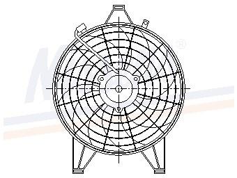 Ventilator, condensator airconditioning 85531