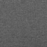 Hoofdborden 2 st 90x7x78/88 cm stof donkergrijs - thumbnail