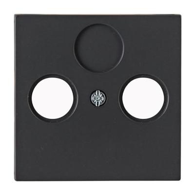 Kopp HK07 antraciet afdekplaat voor coax - 4623040