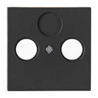Kopp HK07 antraciet afdekplaat voor coax - 4623040 - thumbnail
