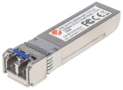intellinet 507479 10 Gigabit SFP+ Mini-GBIC transceiver voor LWL-kabels (10GBase-LR (LC) singlemode-poort 10 km)