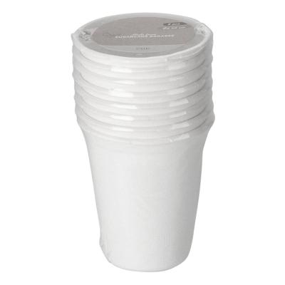 Wegwerpbekers Suikerriet 275ml , 8st. Wegwerpbekers Suikerriet 275ml , 8st.