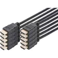 Digitus HDMI Aansluitkabel HDMI-A-stekker, HDMI-A-stekker 2.00 m Zwart AK-990920-020-S 4K UHD, Audio Return Channel (ARC) HDMI-kabel - thumbnail
