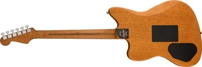 Fender American Acoustasonic Jazzmaster All-Mahogany Natural met deluxe gigbag