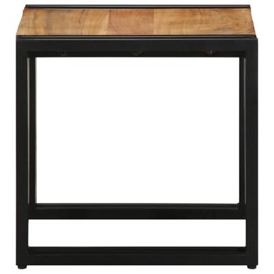 Salontafel Bruin 40 x 40 x 38 cm Massief acaciahout